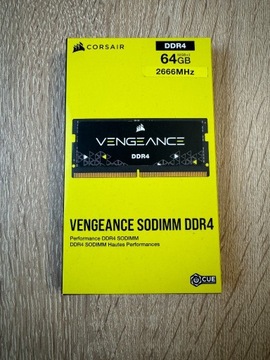 Pamięć Corsair Vengance RAM SODIMM 64GB 2666Mhz DDR4 (2x32GB)