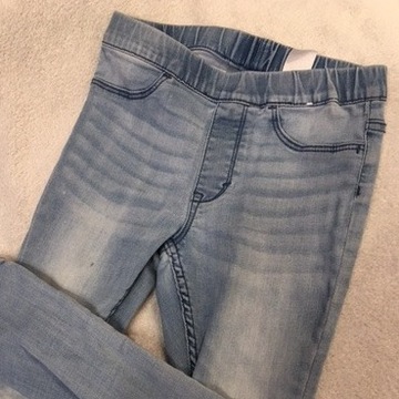 SPODNIE JEANSY H&M TREGGINSY rozm. 110