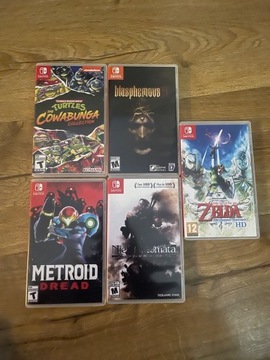 Nier Metroid Dread turtles Blasphemous 2 zelda 