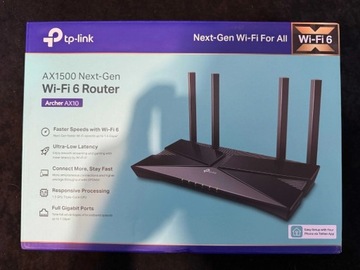 Nowy ruter WiFi AX1500 Tp-Link Archer AX10 