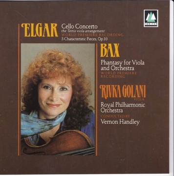 Elgar , Bax / Cello Conc, Phantasy / Golani , Handley