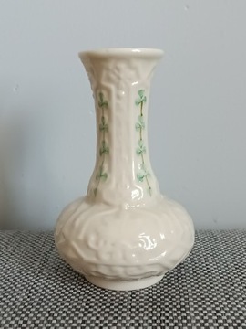 Irlandzki wazonik " Shamrock" firmy Belleek Unikat