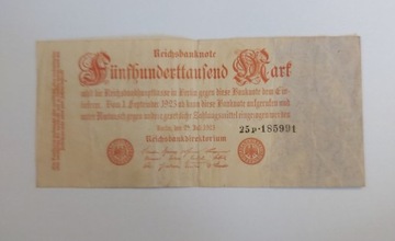 500 000 Marek z 1923 roku