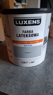 Luxens farba lateksowa Paris 5 szary stalowy 