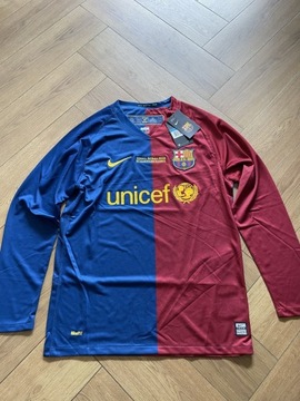 Koszulka piłkarska Barcelona 2009/2010 edycja Ligi Mistrzów rozmiary S,M,L