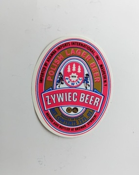 Etykieta piwa z Żywca
