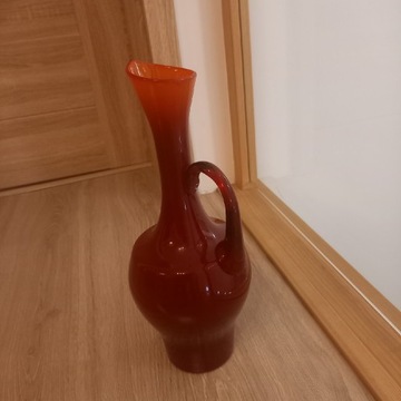 Unikatowy wazon szklany wysoki
