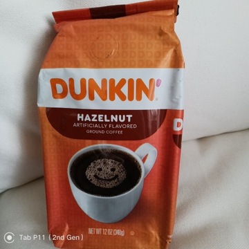 Kawa Dunkin Donuts Hazelnut - orzech laskowy 