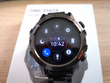 Smartwatch Melanda K52, Metal, czarny, bransoleta
