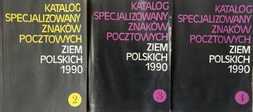 Katalog znaków pocztowych ziem polskich cz.2,3,4