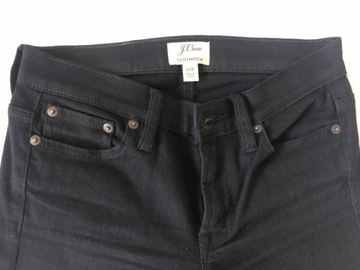 J.Crew czarne jeansy spodnie 24p petite xs  