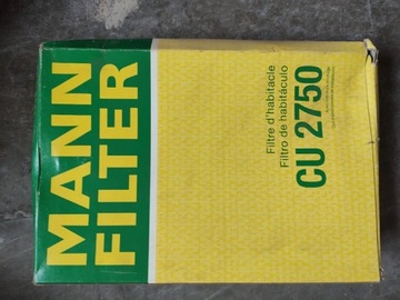 Filtr powietrza MANN FILTER CU 2750