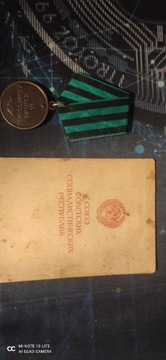 Medal za zdobycie Królewca + legitymacja