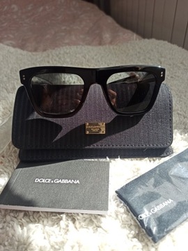 Dolce Gabbana 100% oryginał okulary damskie przeciwsłoneczne Nowe 