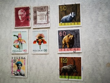 Znaczki pocztowe  Polska i inne kraje  