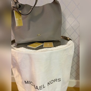 Michael Kors szara skóra polecam