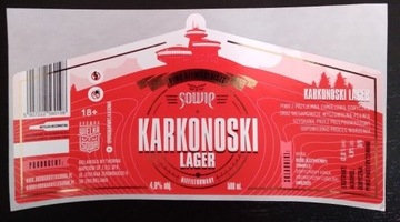 Karkonoski lager  browar Wielka Sowa Bielawa