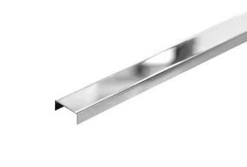 Listwa metalowa Steel silver chrom poler 2x244 cm