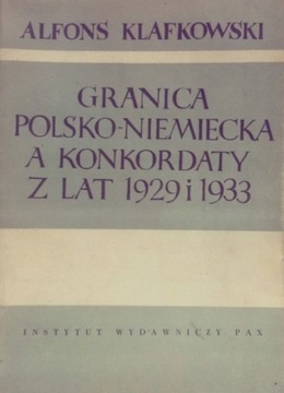 Granica polsko-niemiecka a konkordaty z lat 1929..