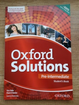 Oxford Solutions Pre-intermediate student's book