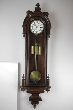 Piękny kwadransowy wiedeński zegar XIX wiek