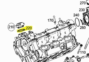 Uszczelka korka oleju Mercedes OE A111 018 00 80