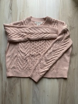 Pleciony sweter firmy H&M rozm. 158