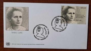 ONZ Genewa 2023 - Skłodowska CURIE - polonica FDC