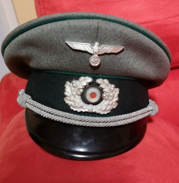 Wehrmacht oficer czapka