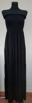 Sukienka długa S/M czarna 