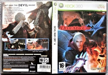 DEVIL MAY CRY 4 3XA KOMPLET STAN BDB XBOX 360