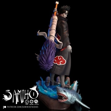 Figurka Kisame Hoshigaki, Naruto, 33 cm, Wydruk 8k