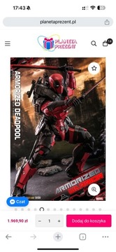 Armorized Deadpool Hot Toys figurka 1/6 nówka