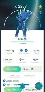 Pokemon go Dialga Origin Trade 30 days