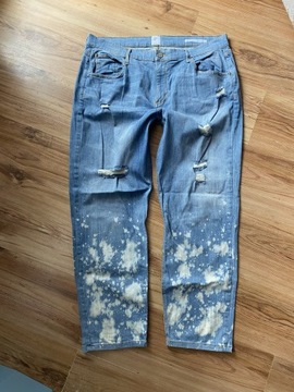 And/or duże spodnie jeansy boyfriend xxl XXXL