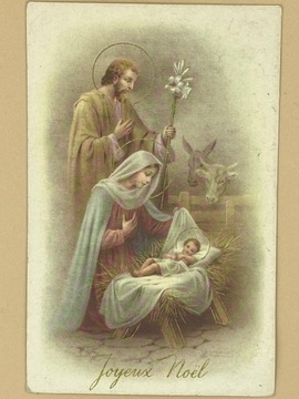 Pocztówka ze Świętą Rodziną