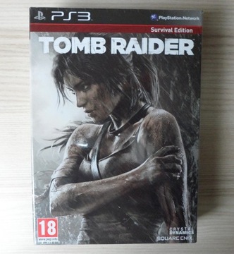 Tomb Raider Survival Edition PS3 Nowa FOLIA Unikat