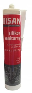 Bisman Silikon Sanitarny Biały B870720 300ml TANIO