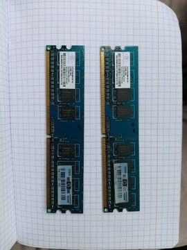 Pamięć RAM 2x 0,5GB
