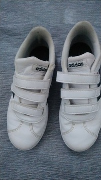 Buty białe adidas rozmiar 34 tenisówki