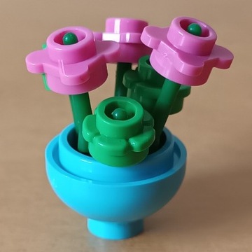 LEGO roślina kwiatek kwiaty w donicy NOWE