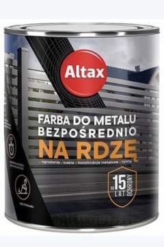 Altax do metalu czarny półmat 0,75