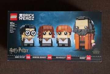 Lego BrickHeadz 40495 Harry, Ron, Hermiona i Hagrid