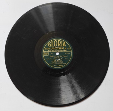 Płyta szelakowa - Gloria