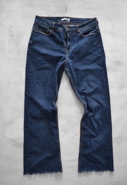 jazzowe spodnie dzwony jeansy tommy hilfiger L 40