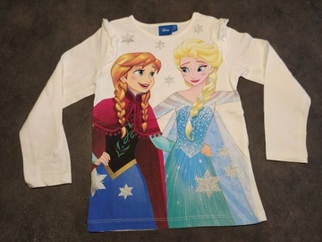 Koszulka Frozen Anna i Elsa Disney rozmiar 116