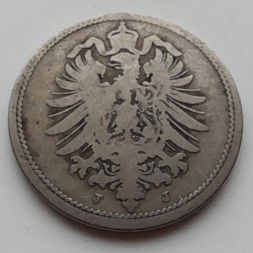 Niemcy Cesarstwo Niemieckie 10 fenigów 1875 J