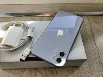 iPhone 11 64GB PURPLE FIOLETOWY Bateria 95% GWARA