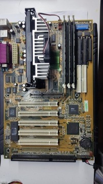 Płyta głowna ABit AB-BE6-II +Pentium 450 Slot 1