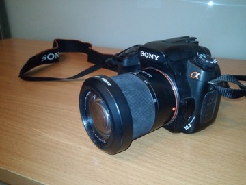 Aparat SONY ALFA A300 + OBIEKTYW 18-70 , 55-200